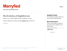 Tablet Screenshot of marryfied.wordpress.com