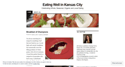 Desktop Screenshot of eatingwellkc.wordpress.com