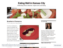 Tablet Screenshot of eatingwellkc.wordpress.com