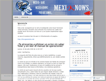 Tablet Screenshot of mexiknows.wordpress.com