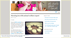 Desktop Screenshot of humanefoodblog.wordpress.com