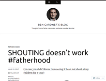 Tablet Screenshot of bengardner.wordpress.com
