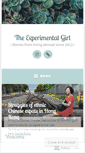 Mobile Screenshot of experimentalgirl.wordpress.com
