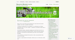 Desktop Screenshot of bioeducacao.wordpress.com