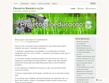 Tablet Screenshot of bioeducacao.wordpress.com