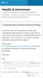 Mobile Screenshot of hormoneguru.wordpress.com