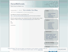 Tablet Screenshot of favormeevents.wordpress.com
