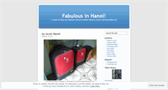 Desktop Screenshot of fabulousinhanoi.wordpress.com