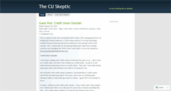 Desktop Screenshot of cuskeptic.wordpress.com