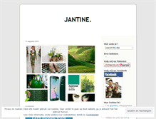 Tablet Screenshot of jantinevandijk.wordpress.com