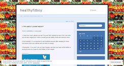 Desktop Screenshot of healthyfitboy.wordpress.com