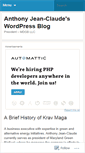 Mobile Screenshot of anthonyjeanclaude.wordpress.com
