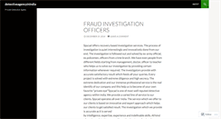 Desktop Screenshot of detectiveagencyinindia.wordpress.com