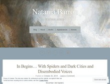 Tablet Screenshot of nataniabarron.wordpress.com