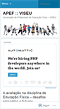 Mobile Screenshot of apefviseu.wordpress.com