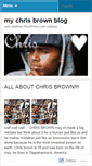 Mobile Screenshot of chrisbrownexpress.wordpress.com