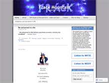 Tablet Screenshot of frackmountain.wordpress.com