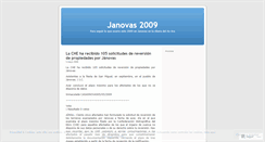 Desktop Screenshot of janovas2009.wordpress.com