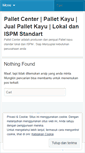 Mobile Screenshot of palletcenter.wordpress.com