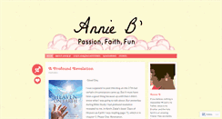 Desktop Screenshot of anniebsweets.wordpress.com