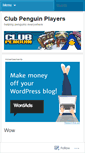 Mobile Screenshot of clubpenguinplayers.wordpress.com