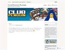 Tablet Screenshot of clubpenguinplayers.wordpress.com