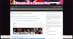 Desktop Screenshot of dreamofadress.wordpress.com