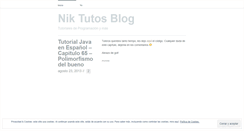 Desktop Screenshot of niktutos.wordpress.com