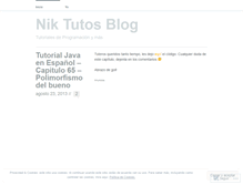 Tablet Screenshot of niktutos.wordpress.com