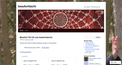 Desktop Screenshot of beauforttaichi.wordpress.com