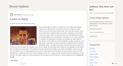 Desktop Screenshot of dailysadhana.wordpress.com