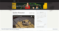 Desktop Screenshot of musingsofmerde.wordpress.com
