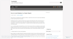 Desktop Screenshot of howtojob.wordpress.com