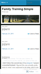 Mobile Screenshot of familytrainingsimple.wordpress.com
