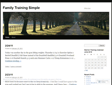 Tablet Screenshot of familytrainingsimple.wordpress.com