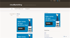Desktop Screenshot of cloud9petsitting.wordpress.com