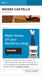 Mobile Screenshot of moisescastello.wordpress.com