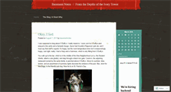 Desktop Screenshot of basementnotes.wordpress.com