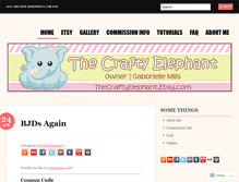 Tablet Screenshot of craftyelephant.wordpress.com