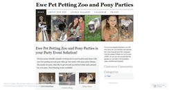 Desktop Screenshot of ewepetzoo.wordpress.com