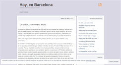 Desktop Screenshot of callesdebarcelona.wordpress.com