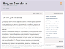 Tablet Screenshot of callesdebarcelona.wordpress.com