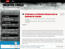 Tablet Screenshot of fingertalents.wordpress.com