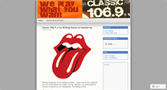Desktop Screenshot of classic106.wordpress.com