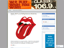 Tablet Screenshot of classic106.wordpress.com