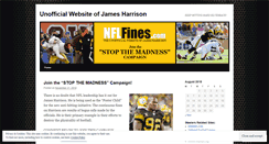 Desktop Screenshot of nflfines.wordpress.com