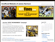 Tablet Screenshot of nflfines.wordpress.com