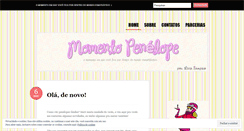 Desktop Screenshot of momentopenelope.wordpress.com