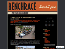 Tablet Screenshot of benchrace.wordpress.com