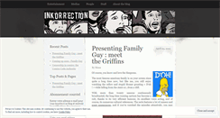 Desktop Screenshot of inkorrection.wordpress.com